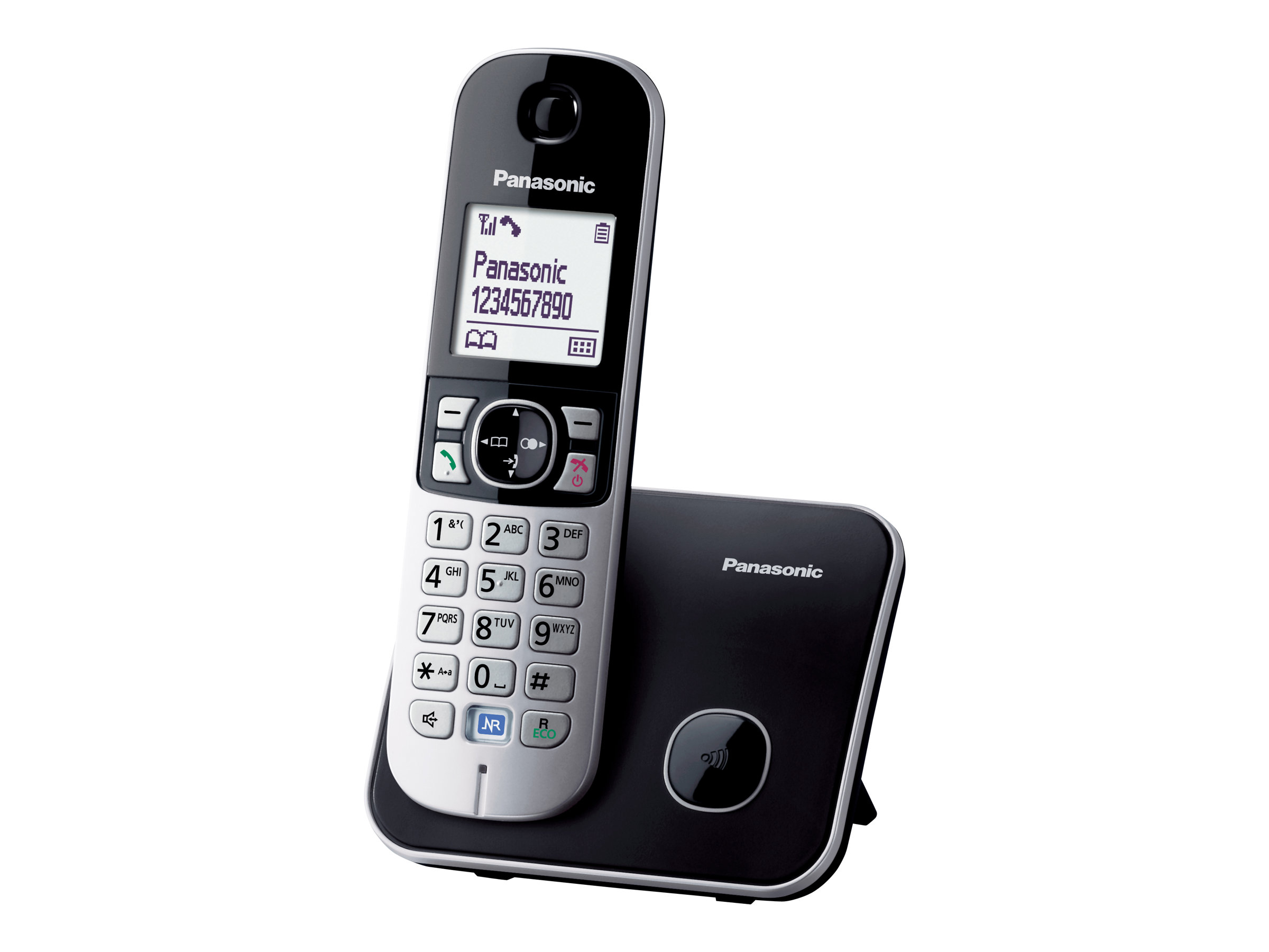 Pilt Panasonic Cordless phone | KX-TG6811PDB | Built-in display | Black