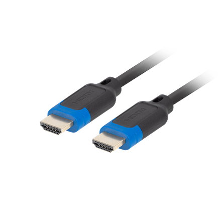 Pilt Lanberg HDMI cable with Ethernet | CA-HDMI-30CC-0018-BK | 1.8 m
