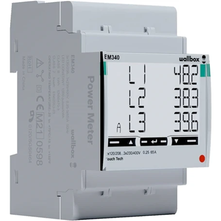 Pilt Wallbox Power Meter (3 phase up to 65A/PRO380Mod/Inepro) | MTR-3P-65A-IN