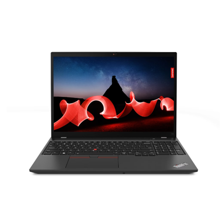 Pilt Lenovo ThinkPad T16 | Thunder Black | 16 " | IPS | WUXGA | 1920 x 1200 pixels | Anti-glare | AMD Ryzen 5 PRO | 7540U | 16 GB | LPDDR5x | Solid-state drive capacity 512 GB | AMD Radeon 740M Graphics | Windows 11 Pro | 802.11ax | Bluetooth version 5.3 | LTE Upgradable | Keyboard language English | Keyboard backlit | Warranty 36 month(s) | Battery warranty 12 month(s)