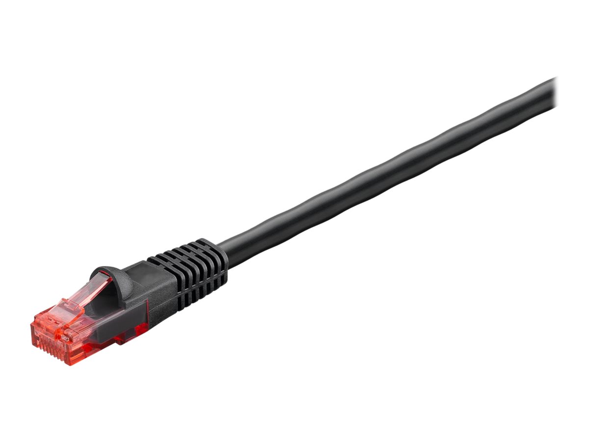 Pilt Goobay Outdoor Patch Cable | 55432 6/6A U/UTP | AWG 24/1 | Cable length: 10 m | Black