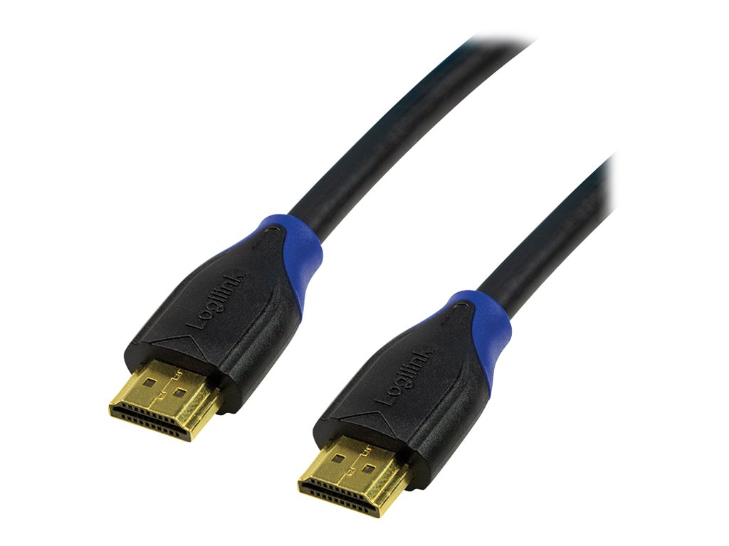 Pilt Logilink | Cable HDMI High Speed with Ethernet | Black | HDMI Type A Male | HDMI Type A Male | HDMI to HDMI | 5 m