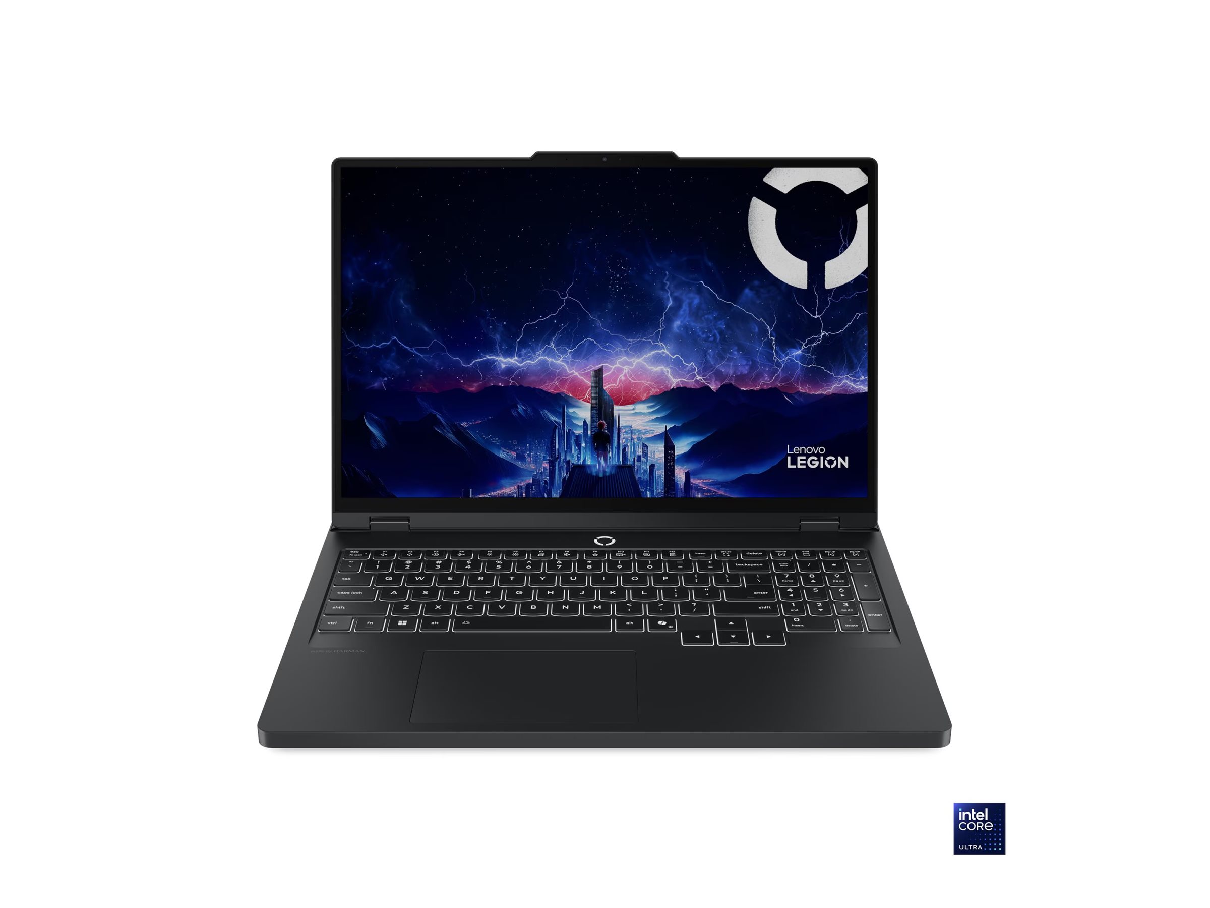 Pilt Lenovo Legion Pro 5 16IAX10 Intel | Eclipse Black | 16 " | OLED | WQXGA | OLED pixels | Glossy | Intel Core Ultra 7 | 255HX | 16 GB | SODIMM DDR5 | Solid-state drive capacity 1000 GB | NVIDIA GeForce RTX 5070 | GDDR7 | 8 GB | Windows 11 Home | 802.11be | Bluetooth version 5.4 | Keyboard language English | Keyboard backlit | Warranty 24 month(s) | Battery warranty 12 month(s)