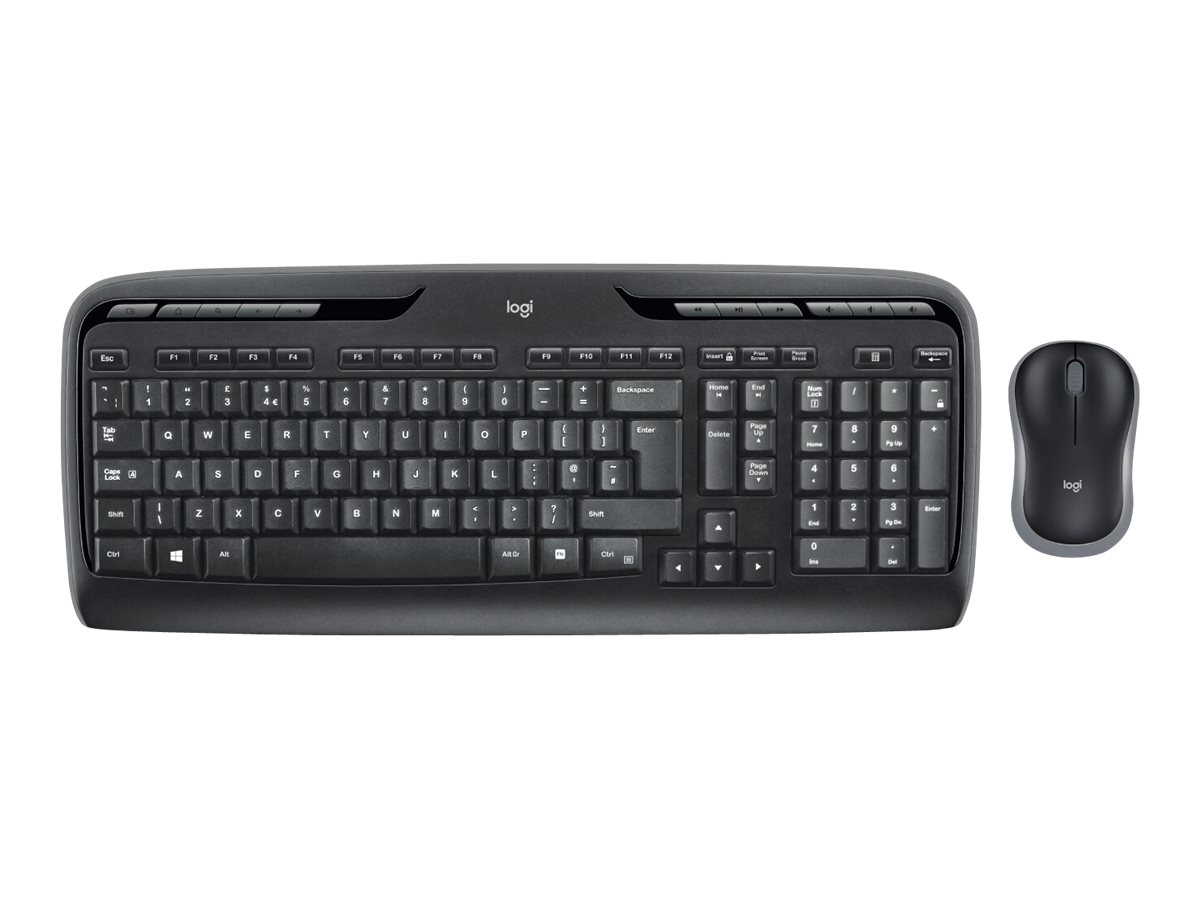 Pilt Logitech MK330 | Keyboard and Mouse Set | Wireless | Mouse included | US International | Black | 2.4 GHz