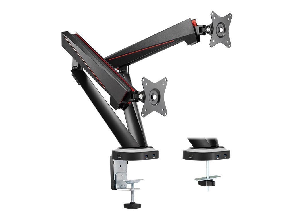 Pilt Logilink | Desk Mount | Tilt, swivel, level adjustment, rotate | 17-32 " | Maximum weight (capacity) 8 kg | Black/Red