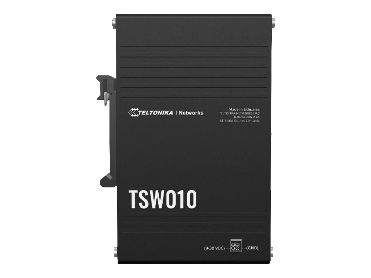 Pilt Teltonika Ethernet Switch | TSW010 | Unmanaged | Wall-mountable | 10/100 Mbps (RJ-45) ports quantity 5