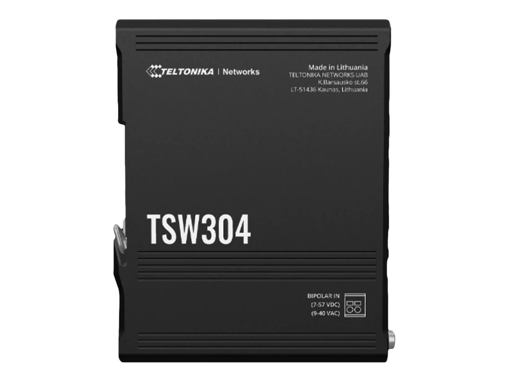 Pilt Teltonika DIN Rail Switch | TSW304 | Unmanaged | Wall-mountable
