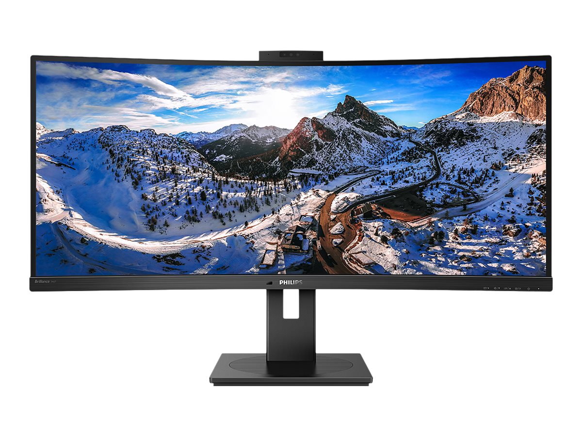 Pilt Philips | Curved UltraWide | 346P1CRH | 34  " | VA | WQHD | 21:9 | 100 Hz | 4 ms | 3440 x 1440 | 500 cd/m² | HDMI ports quantity 1 | Black | Warranty 24 month(s)