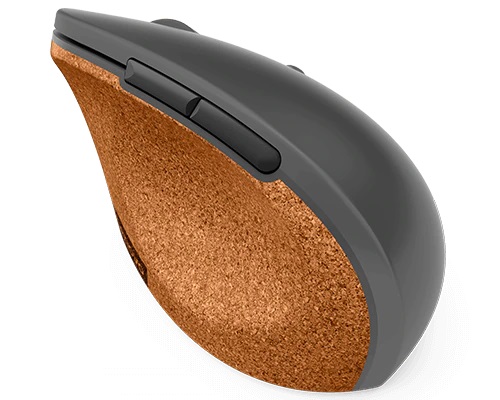 Pilt Lenovo | Go Wireless Vertical Mouse | Wireless optical | USB-A | Grey
