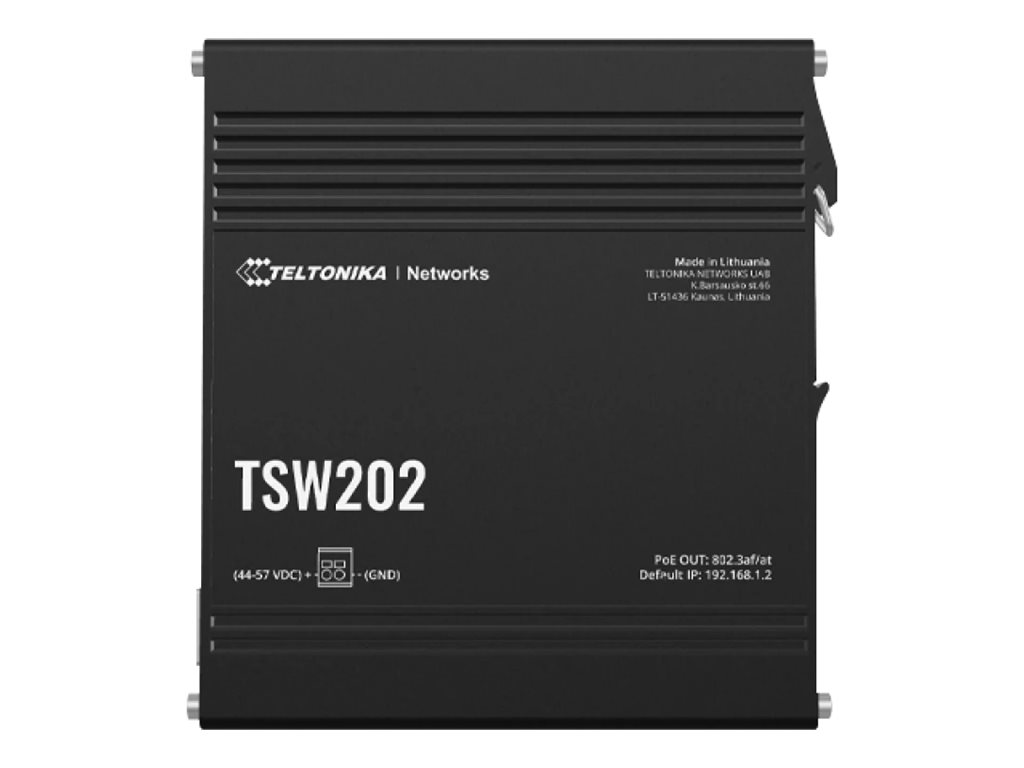 Pilt Teltonika Switch, 8 ports | TSW202 | L2 managed | Wall-mountable | SFP ports quantity 2