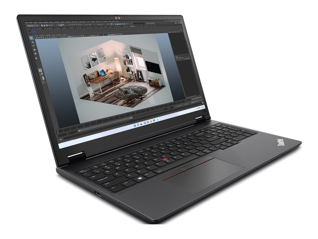 Pilt Lenovo ThinkPad P16v | Black | 16 " | IPS | WUXGA | 1920 x 1200 pixels | Anti-glare | Intel Core U7 | 165H | 32 GB | SO-DIMM DDR5 | Solid-state drive capacity 1000 GB | NVIDIA RTX 2000 Ada Generation | GDDR6 | 8 GB | Windows 11 Pro | 802.11ax | Bluetooth version 5.3 | Keyboard language Nordic | Keyboard backlit | Warranty 36 month(s) | Battery warranty 12 month(s)