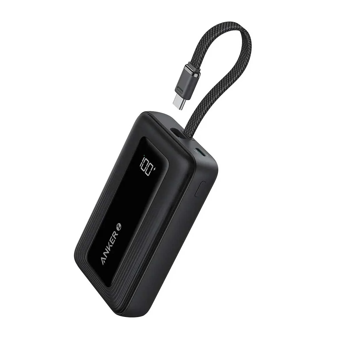 Pilt Anker | Power Bank with Built-In USB-C Cable | A1689H11 | 20000 mAh | 30W Output | Black