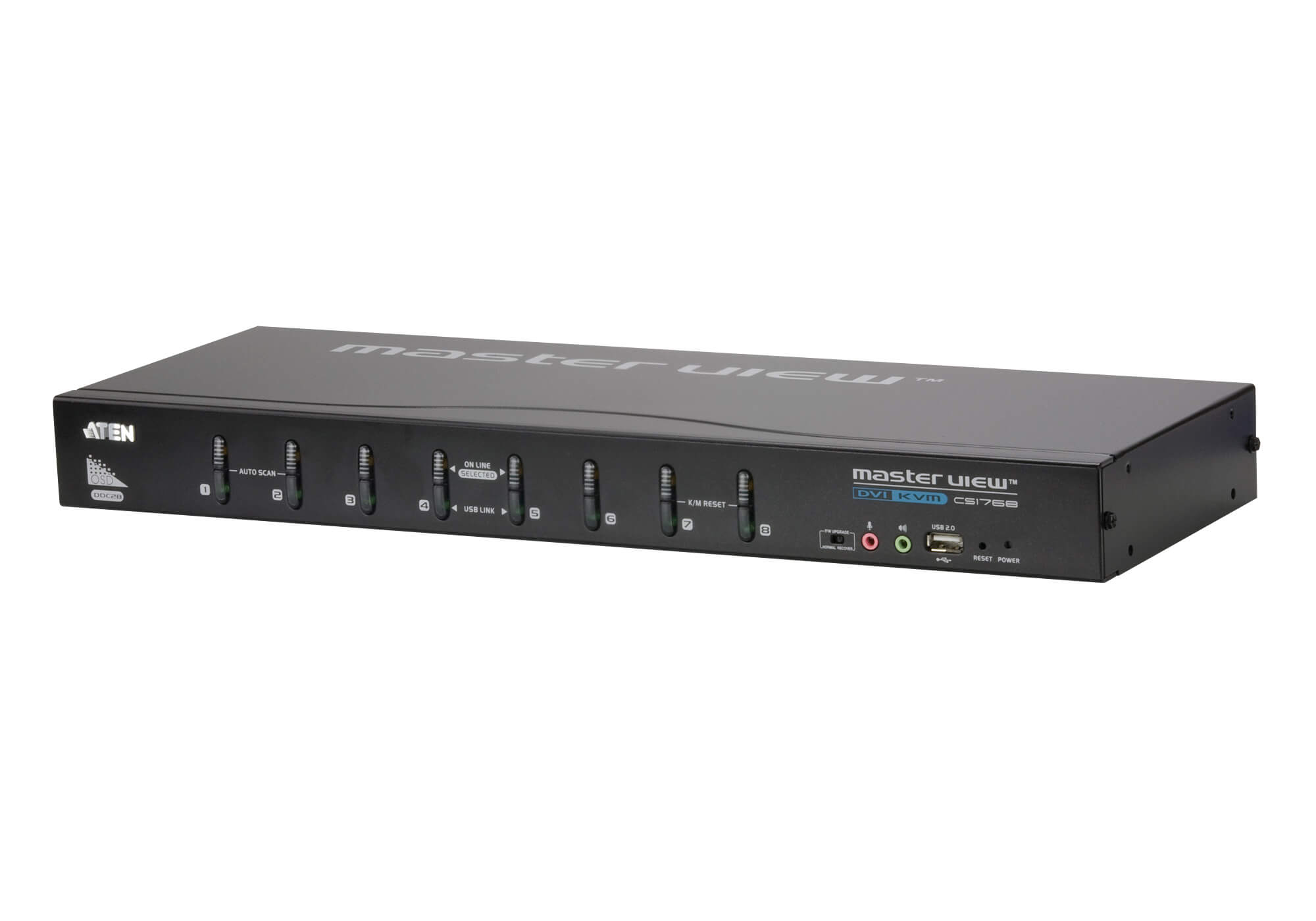 Pilt Aten 8-Port USB DVI/Audio KVM Switch | CS1768