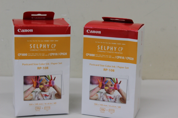 Pilt SALE OUT. Canon RP-108 Color Ink/Paper Set for SELPHY CP1300 Printer 108 sheets | Canon Color Ink/Paper Set for SELPHY CP1300 Printer | RP-108 | DAMAGED PACKAGING