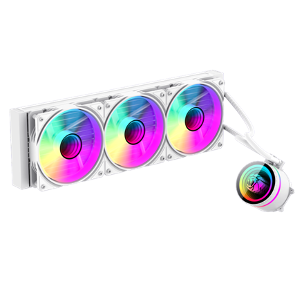 Pilt Gamemax CPU Liquid Cooler | ICEBURG 360 INFINITY WH | White