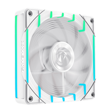 Pilt Gamemax Case Fan | TORNADO T12 ARGB-RW | White
