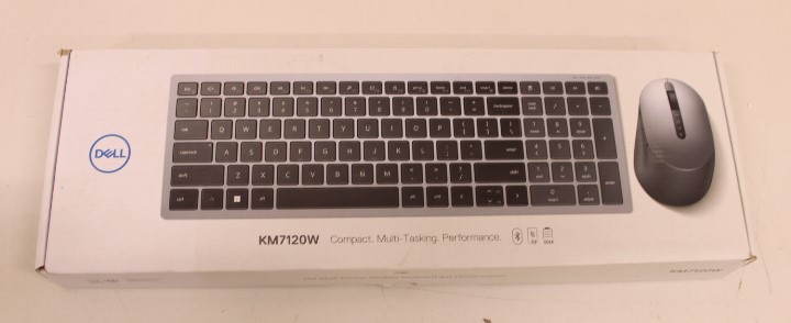 Pilt SALE OUT.  | Dell | Keyboard and Mouse | KM7120W | Wireless | 2.4 GHz, Bluetooth 5.0 | Batteries included | US | REFURBISHED | Bluetooth | Titan Gray | Numeric keypad | Wireless connection