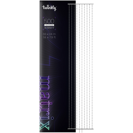 Pilt Twinkly|Matrix Smart LED Lights 500,  0.5x2.4m|RGB Multicolor