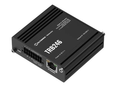 Pilt LTE Cat 4 Gateway | TRB246 | 10/100 Mbit/s | Ethernet LAN (RJ-45) ports 1 | Mesh Support No | MU-MiMO No | 2G/3G/4G