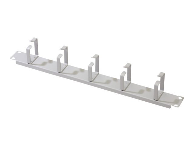 Pilt Digitus | Cable Management Panel with Cable Rings for 483 mm (19") Cabinets, 1U | DN-97601 | Grey