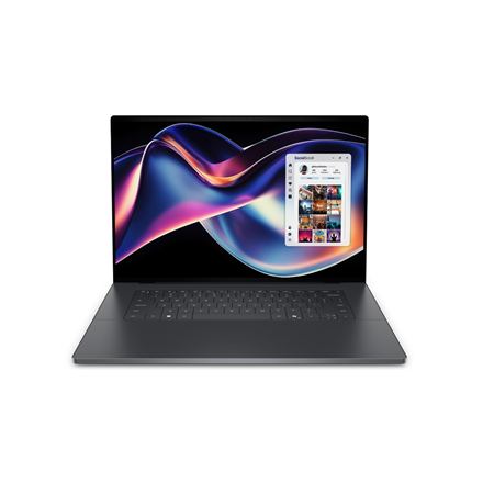 Pilt Dell XPS 16 DA16260 | Graphite | 16 " | OLED | Touchscreen | 3.2K | Intel Core Ultra X7 | 358H | 32 GB | LPDDR5x | Solid-state drive capacity 1000 GB | Intel Arc Graphics | Windows 11 Pro | Keyboard language English | Keyboard backlit | Warranty 36 month(s) | Battery warranty 12 month(s)