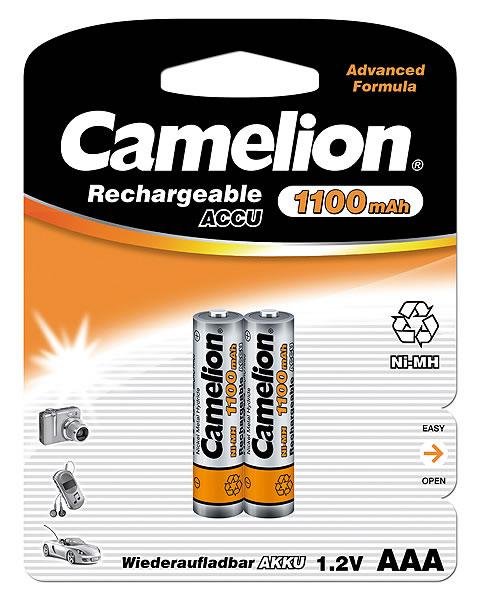 Pilt Camelion | AAA/HR03 | 1100 mAh | Rechargeable Batteries Ni-MH | 2 pc(s)