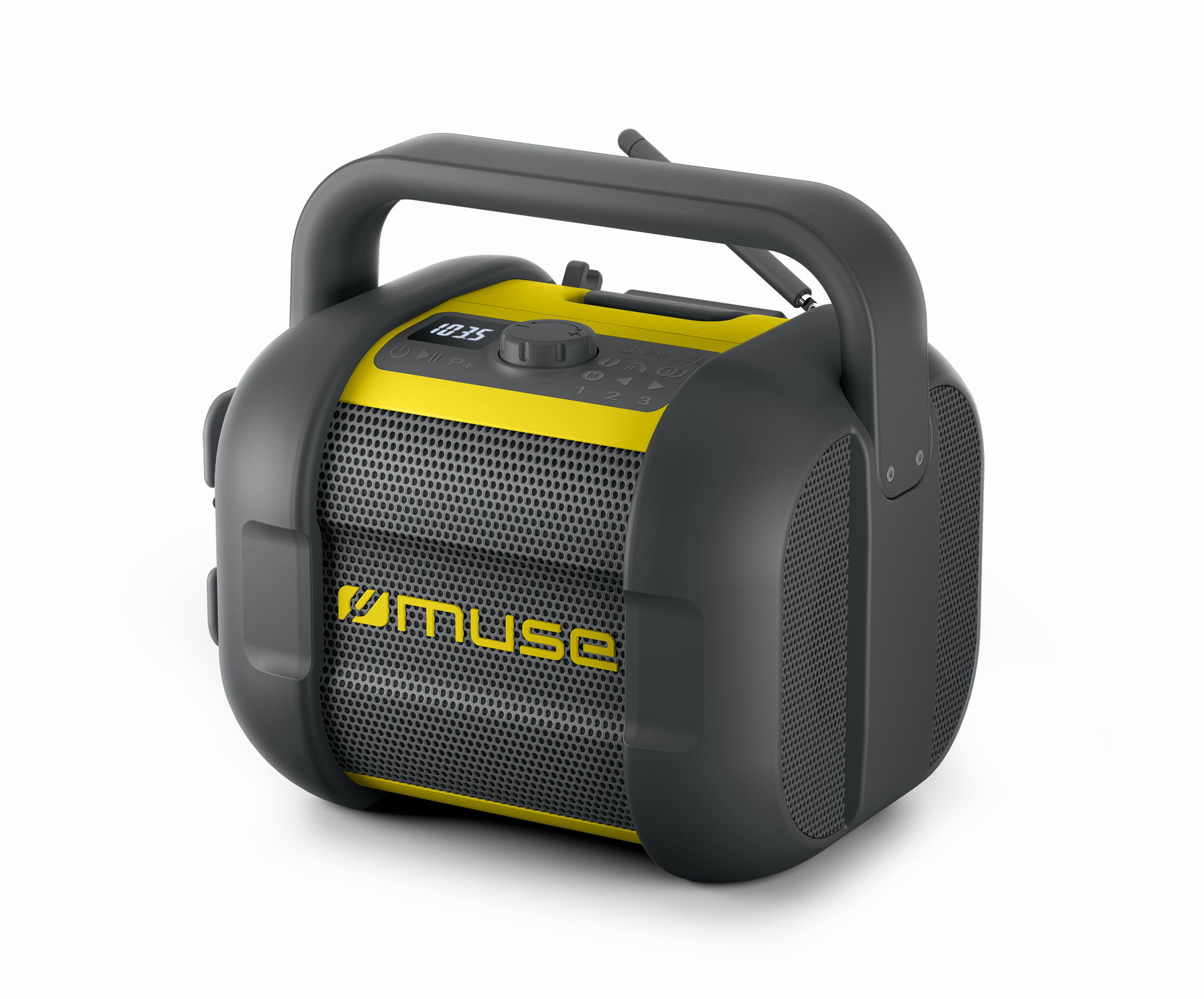 Pilt Muse | Jobsite Bluetooth Radio | M-968 BTY | 40 W | Bluetooth | NFC features