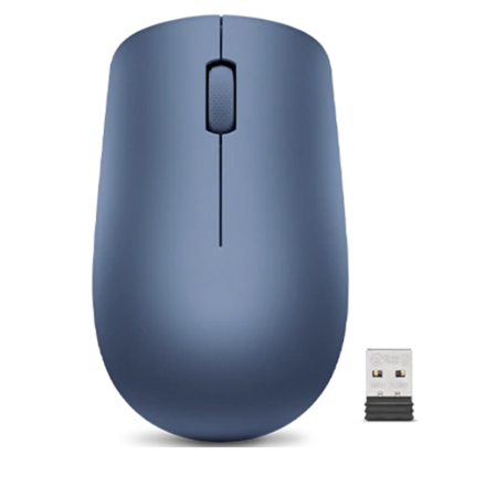 Pilt Lenovo | Wireless Mouse | 530 | Optical Mouse | 2.4 GHz Wireless via Nano USB | Abyss Blue | 1 year(s)