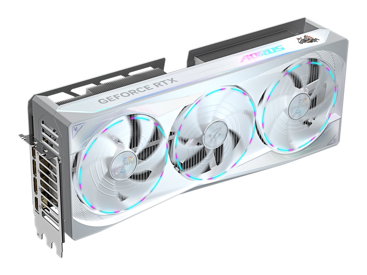 Pilt Gigabyte AORUS GeForce RTX 5080 MASTER ICE 16G | NVIDIA | 16 GB | GeForce RTX 5080 | GDDR7 | HDMI ports quantity 1 | PCI-E 5.0 | Memory clock speed 2805 MHz