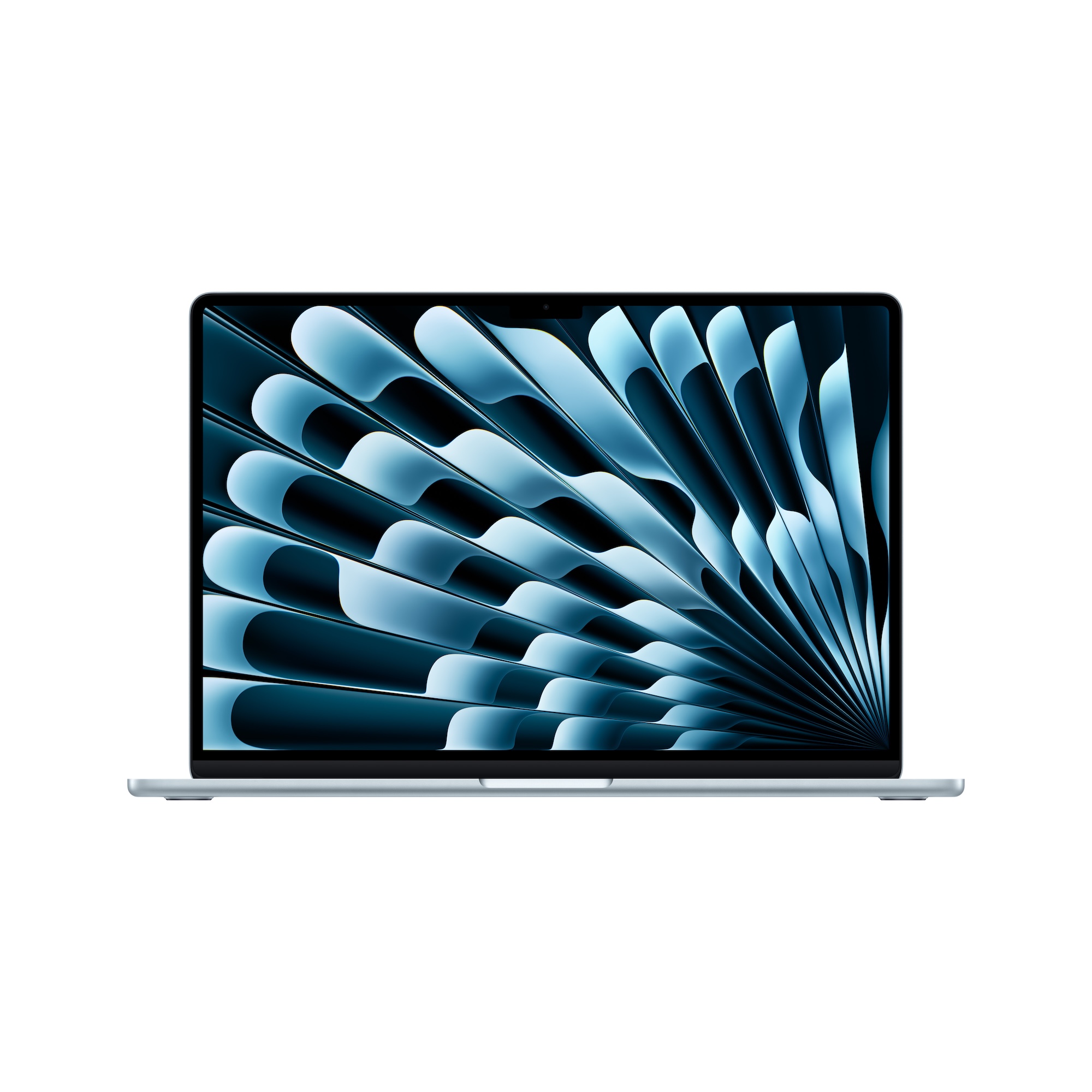 Pilt Apple MacBook | Air | Sky Blue | 15 " | IPS | 2880 x 1864 pixels | Apple M4 | 16 GB | Solid-state drive capacity 256 GB | Apple M4 chip 10-core CPU/10-core GPU | macOS | 802.11ax | Bluetooth version 5.0 | Keyboard language Swedish | Keyboard backlit | Warranty 12 month(s)