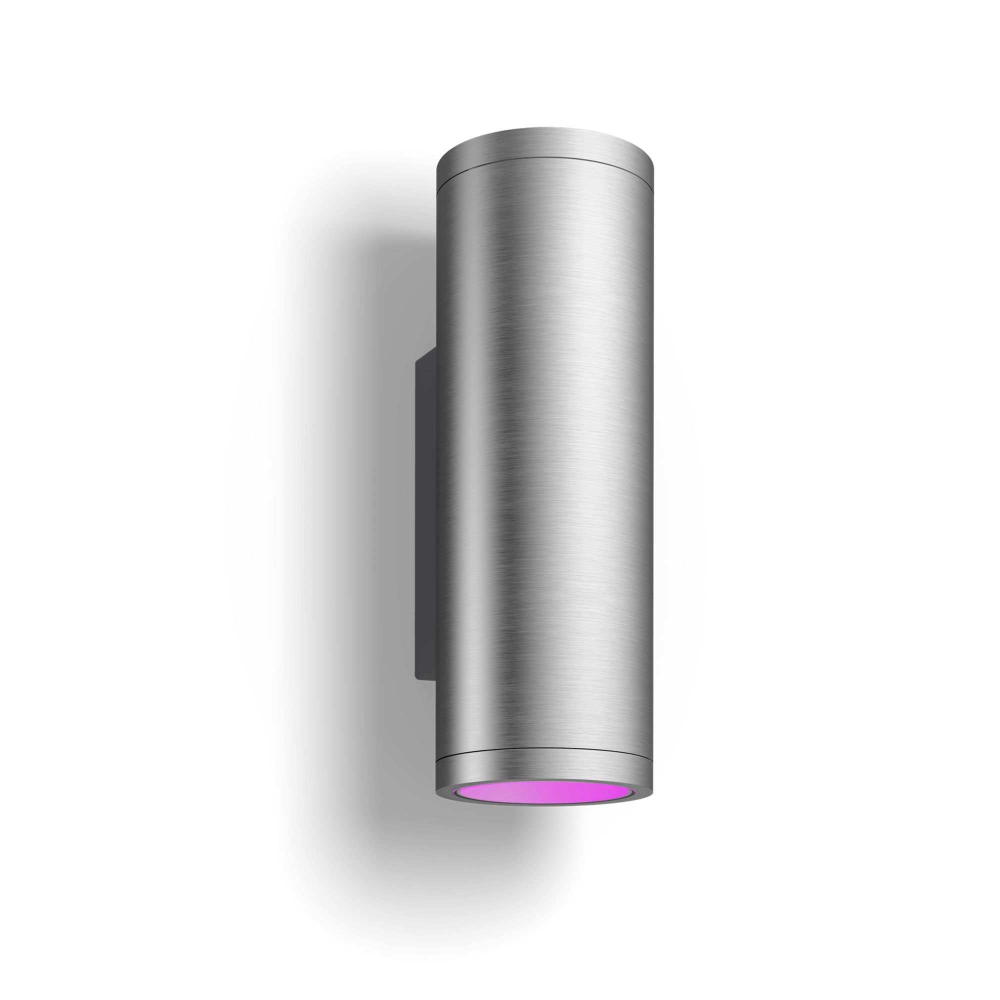 Pilt Philips Hue WCA Appear Outdoor Wall Lantern, Inox | 8 W | 2000-6500 Hue White Colour Ambiance
