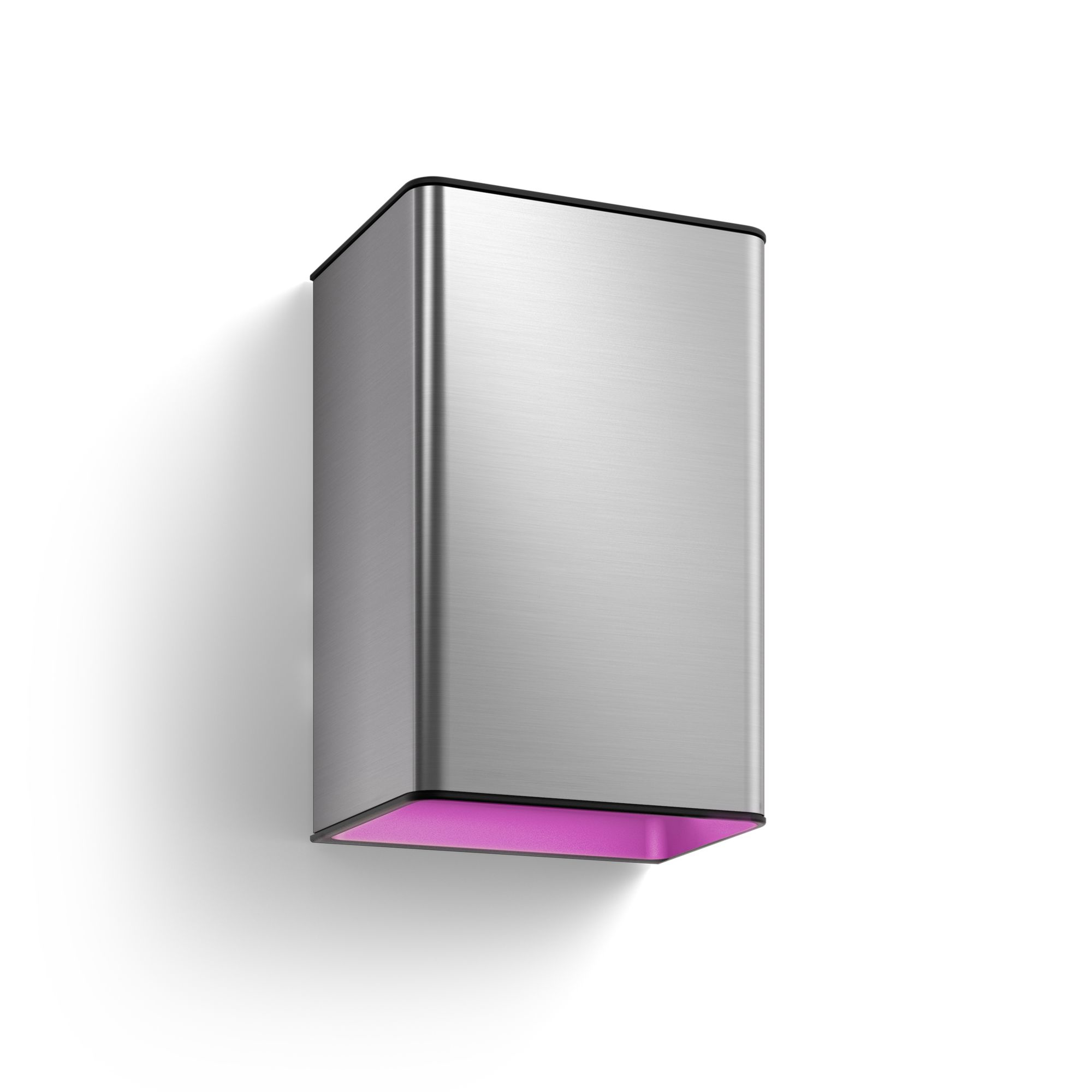 Pilt Philips Hue WCA Resonate Outdoor Wall Lantern, Inox | 8 W | 2000-6500 Hue White Colour Ambiance