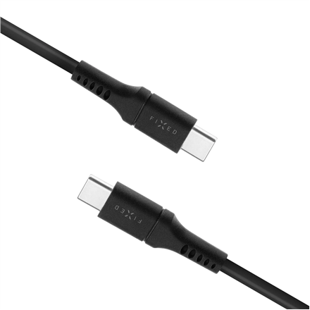 Pilt Fixed | Liquid Silicone Cable USB-C/USB-C | FIXDLS-CC05-BK