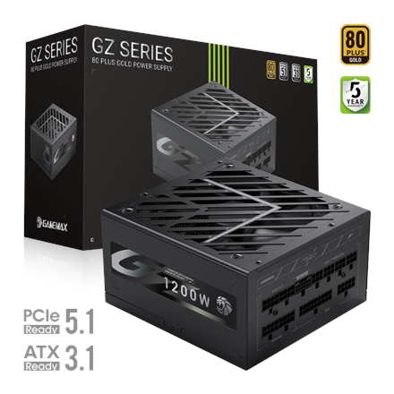 Pilt Gamemax PSU | GZ 1200G | 1200 W | Gold | Full Modular
