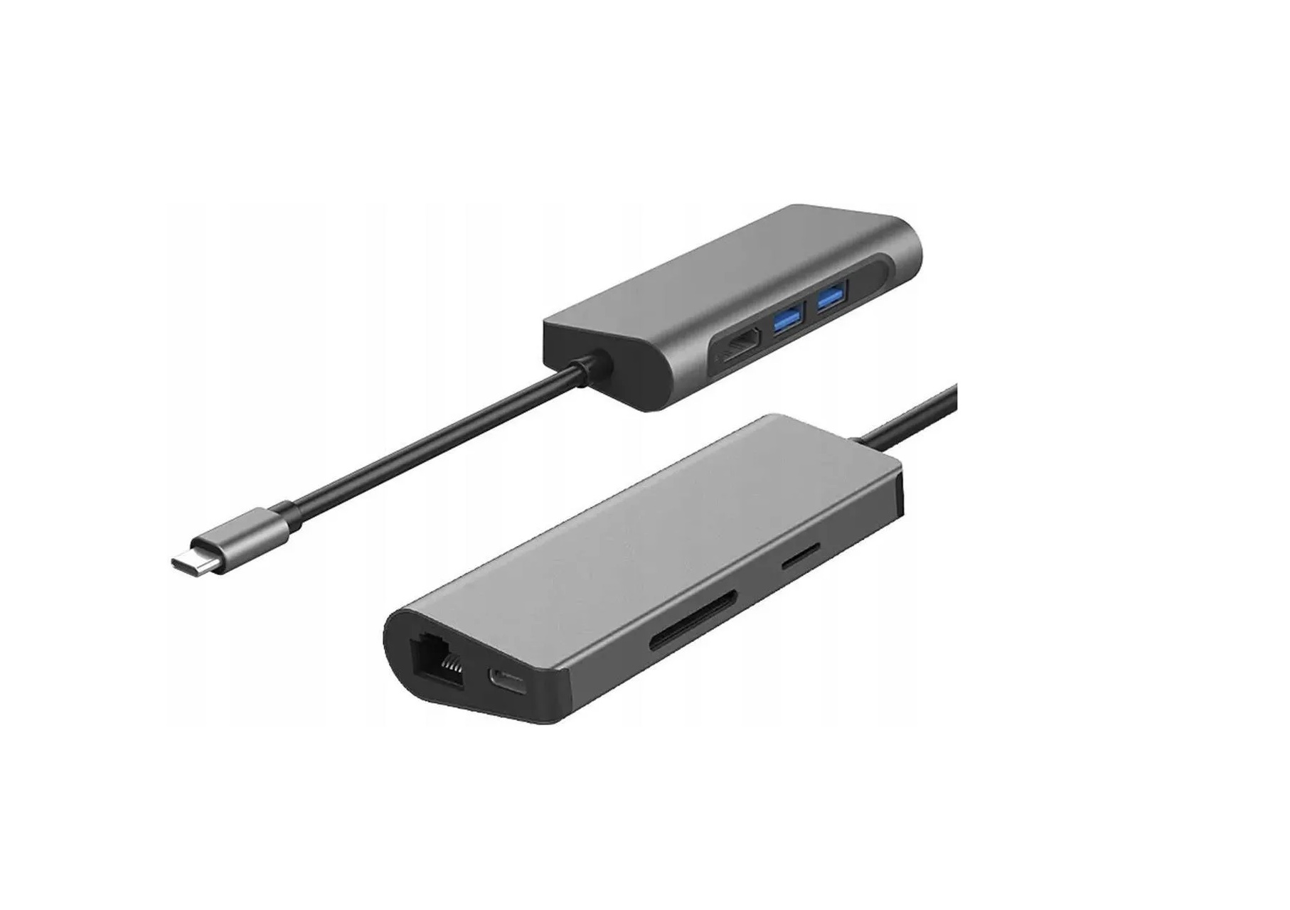 Pilt Gigabyte USB-C 7in1 Docking Station | microSD, RJ-45 (Ethernet), USB 3.0 A, USB-C, SD, HDMI, 3.5 mm | Ethernet LAN (RJ-45) ports 1 | HDMI ports quantity 1 | Warranty 24 month(s)