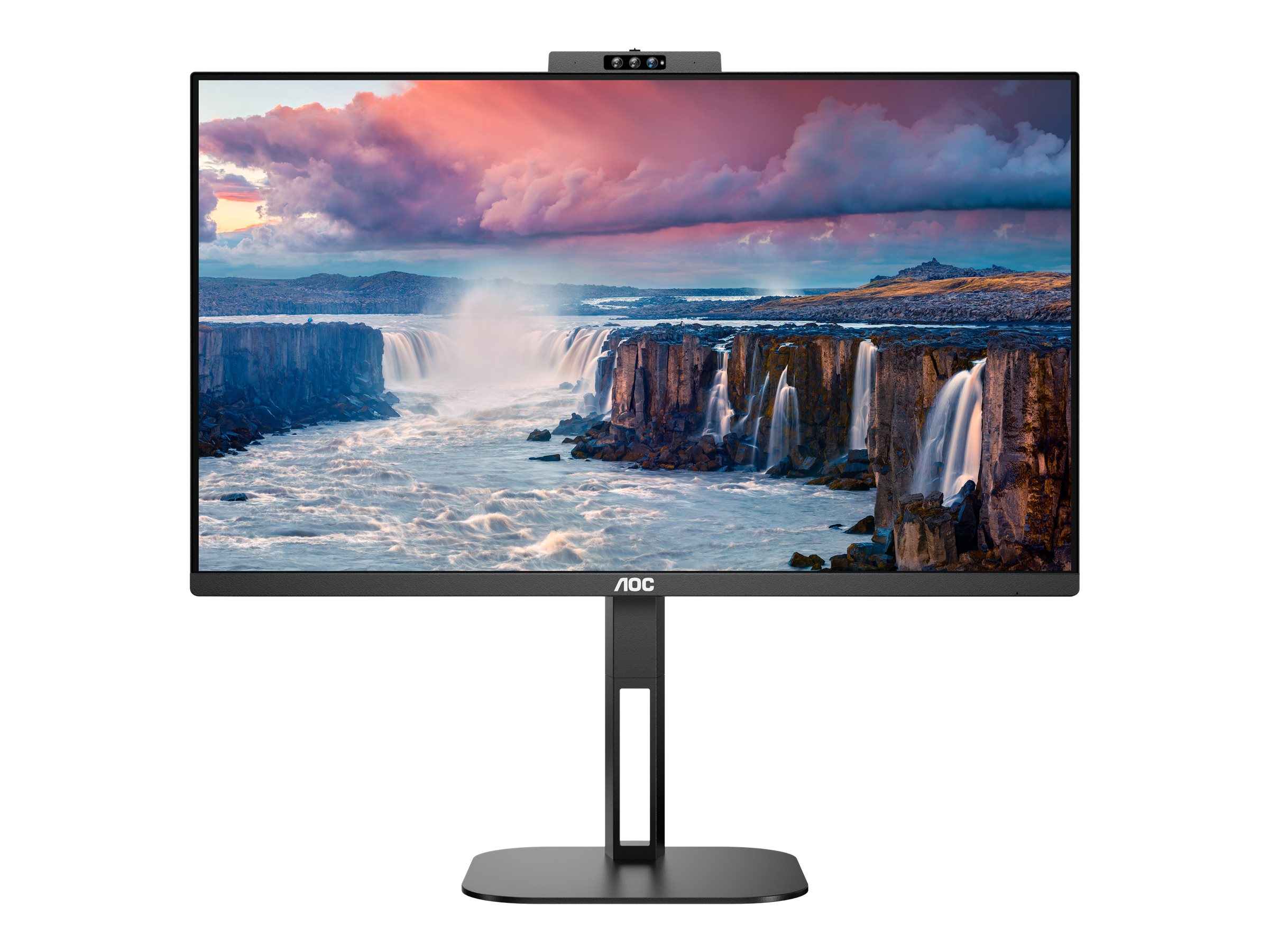 Pilt AOC | USB-C Monitor with Webcam | 24V5CW/BK | 23.8 " | IPS | FHD | 16:9 | 75 Hz | 1 ms | 1920 x 1080 | 300 cd/m² | HDMI ports quantity 2 | Black