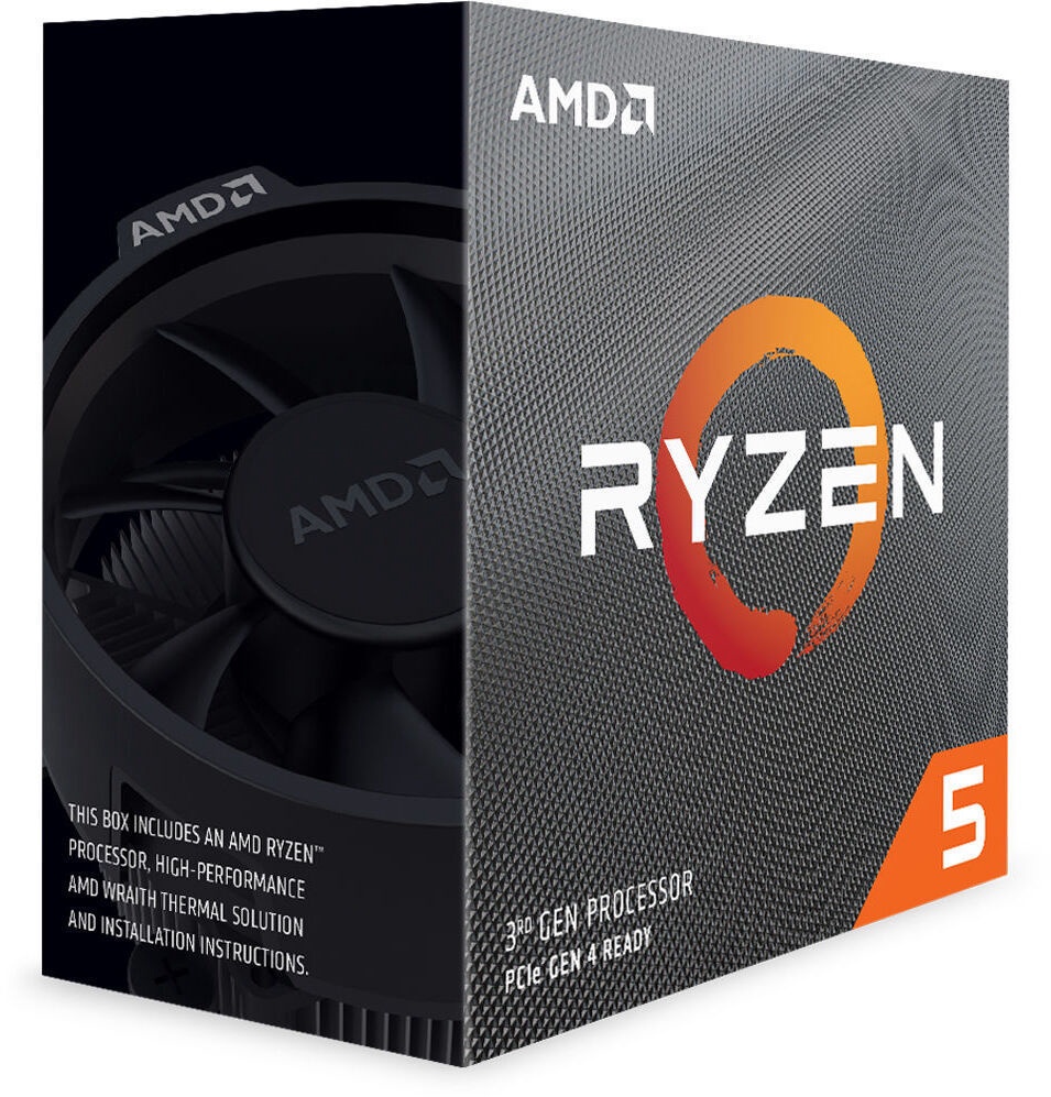 Pilt AMD | Ryzen 5 3600 | 3.6 GHz | AM4 | Processor threads 12 | AMD | Processor cores 6