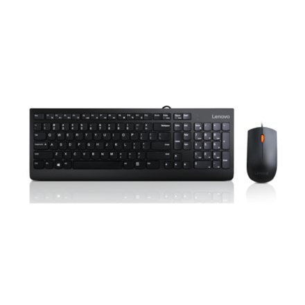 Pilt Lenovo | USB Combo Keyboard & Mouse | 300 | Black | Keyboard and Mouse Combo | English | 1.8 m | Black | Wired Via USB