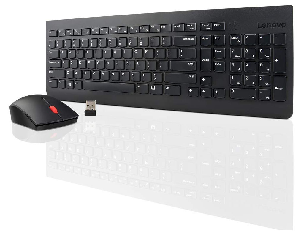 Pilt Lenovo | Wireless Combo Keyboard & Mouse | 510 | Black | Keyboard and Mouse Combo | 2.4 GHz Wireless via Nano USB | Batteries included | English | Black