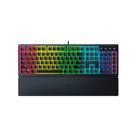Pilt Razer | Gaming Keyboard | Ornata V3 | Gaming keyboard | Wired | RGB LED light | NORD | Razer Mecha-Membrane | Black