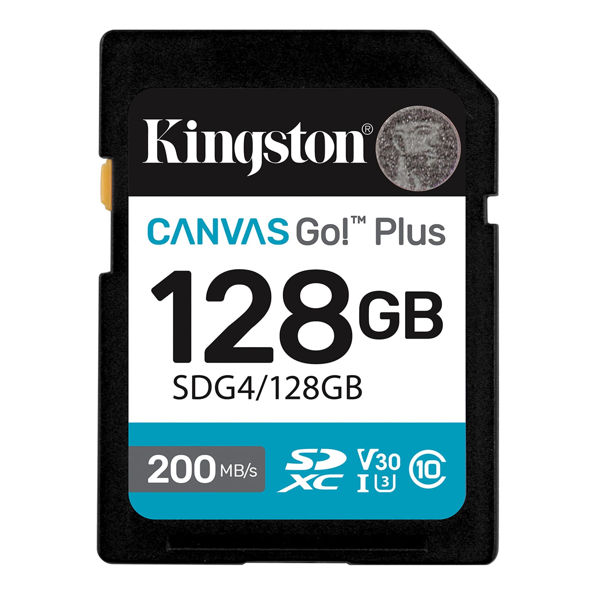 Pilt Kingston | Canvas Go! Plus | 128 GB | SD | Flash memory class Class 10, UHS-I, U3, V30