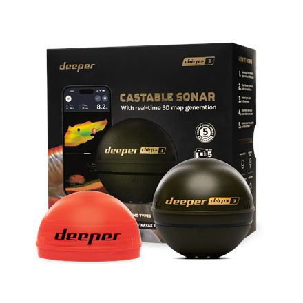 Pilt Deeper Smart Sonar Chirp+3 | Sonar | Wi-Fi | Brown Green