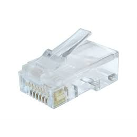 Pilt Cablexpert | Modular plug (adapter) 8P8C for solid CAT6 LAN cable, 10 pcs per bag