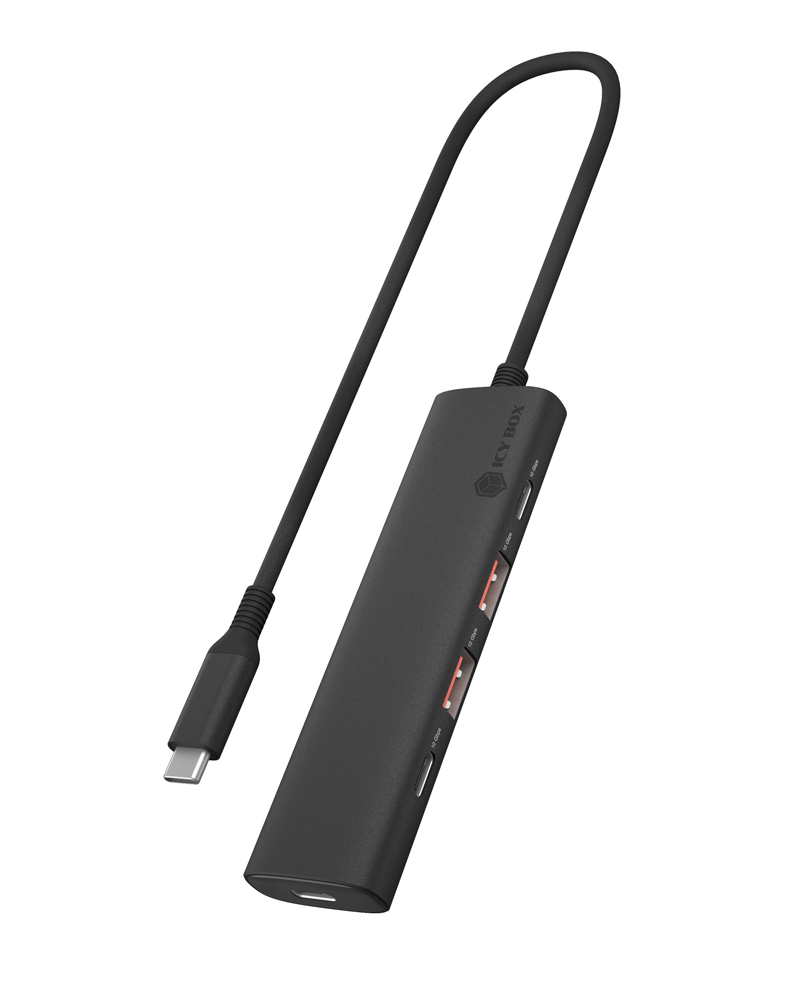 Pilt Raidsonic | 4-Port USB 3.2 Gen 2 Hub with Power Delivery | IB-HUB1437-CPD