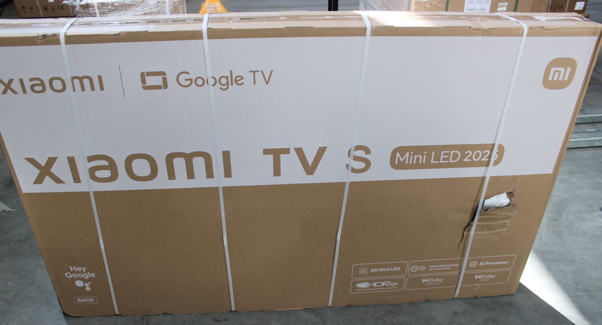 Pilt SALE OUT. Xiaomi TV S Mini 2025 75" (3840 x 2160) | SALE OUT. SALE OUT. Xiaomi TV | S Mini LED 2025 | 75 | Smart TV | Google TV | UHD | Black | DAMAGED PACKAGING | 32 GB