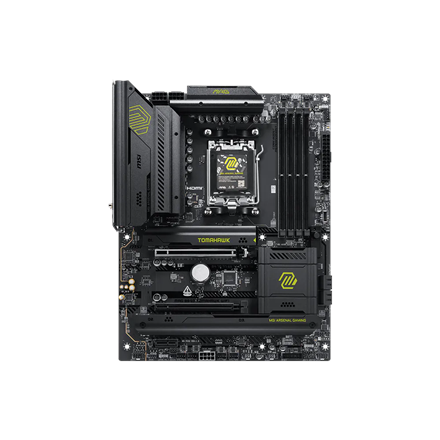 Pilt MSI MAG B850 TOMAHAWK WIFI | Processor family AMD | Processor socket AM5 | DDR5 | Supported hard disk drive interfaces SATA, M.2 | Number of SATA connectors 4
