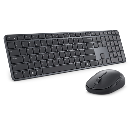 Pilt Dell Pro 7 Slim Keyboard and Mouse | KM726 | Keyboard and Mouse Set | Wireless | Mouse included | US International | Bluetooth | Black