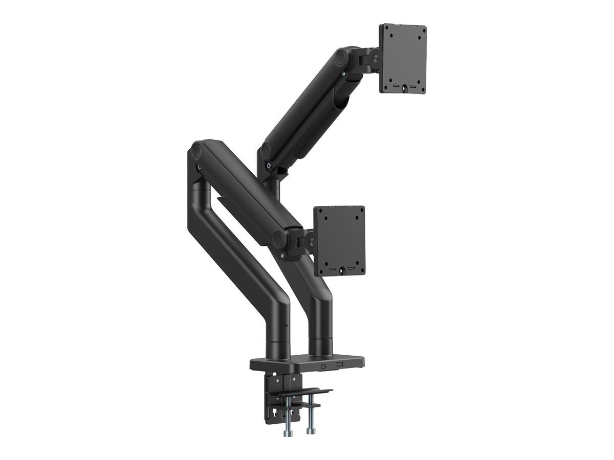Pilt Digitus Desk Mount | Height, tilt, rotation, depth, pivot | Dual Monitor Mount | 2x 45 " | Maximum weight (capacity) 2x 20 kg | Black