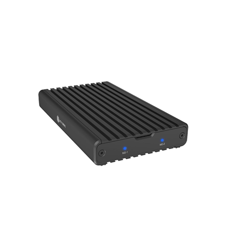 Pilt Raidsonic IB-2817M-C32 | Enclosure for 2x NVMe SSD with USB 3.2 Gen 2x2 Type-C connection