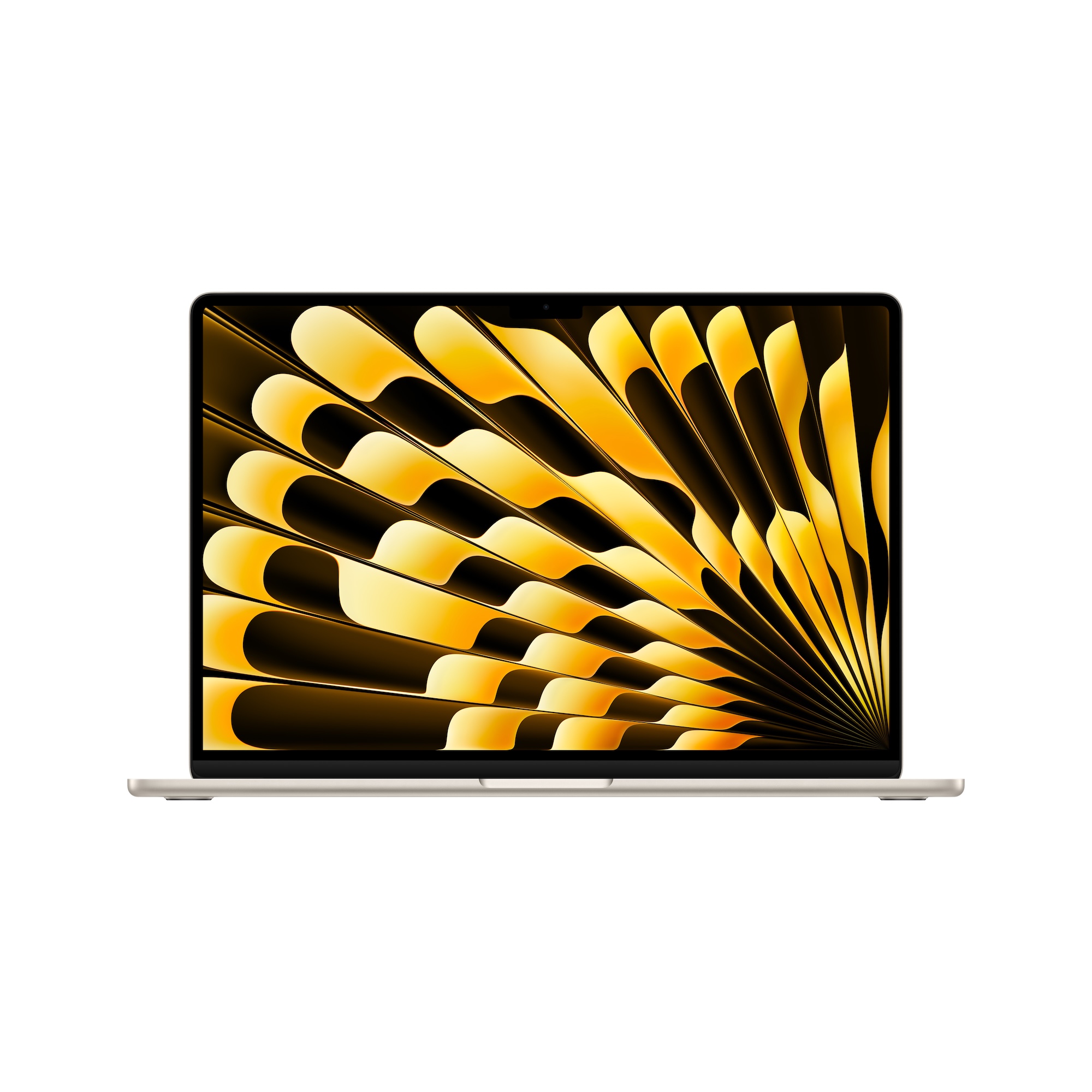 Pilt Apple MacBook | Air | Starlight | 15 " | IPS | 2880 x 1864 pixels | Apple M4 | 16 GB | Solid-state drive capacity 512 GB | Apple M4 chip 10-core CPU/10-core GPU | macOS | 802.11ax | Bluetooth version 5.0 | Keyboard language Swedish | Keyboard backlit | Warranty 12 month(s)
